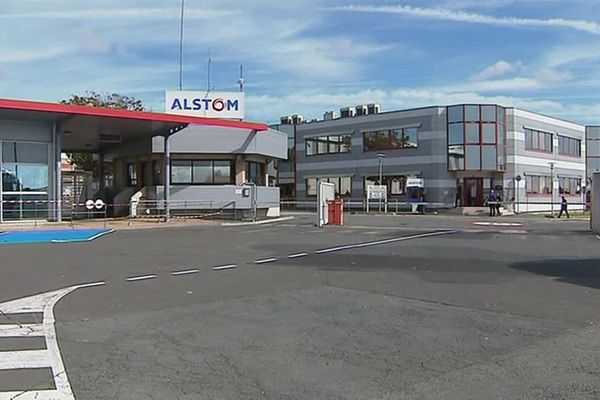 Le site d'Alstom à Aytré près de La Rochelle.