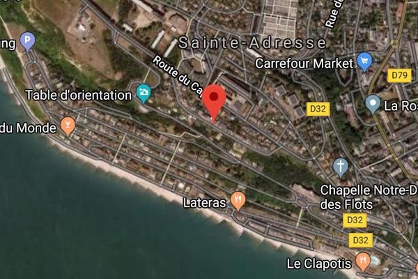 L'incendie a eu lieu dans un immeuble avenue de l'hippodrome à Sainte-Adresse