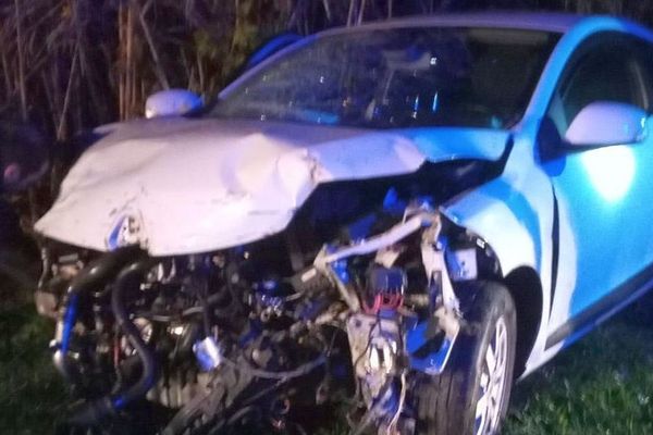 Florensac (Hérault) - 4 jeunes de 17 à 20 ans blessés dans un accident - 2019.