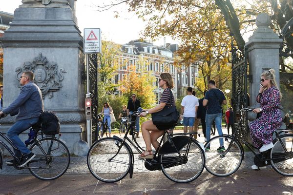 La ville d'Amsterdam, aux Pays-Bas.