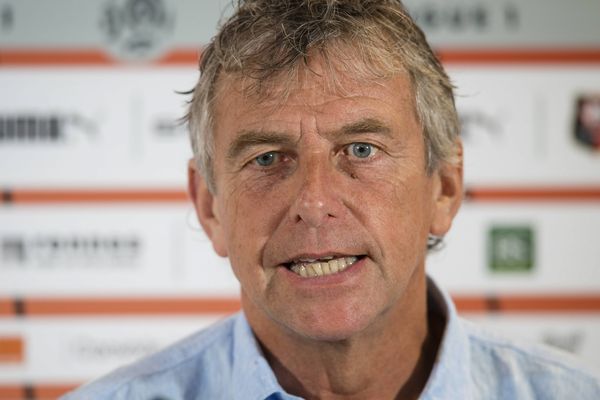 Christian Gourcuff, entraîneur du Stade rennais.