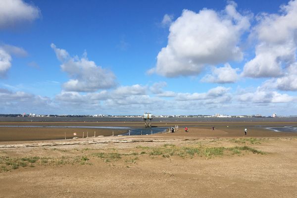 L'estuaire de la Loire à Saint-Brévin-les-Pins après la tempête