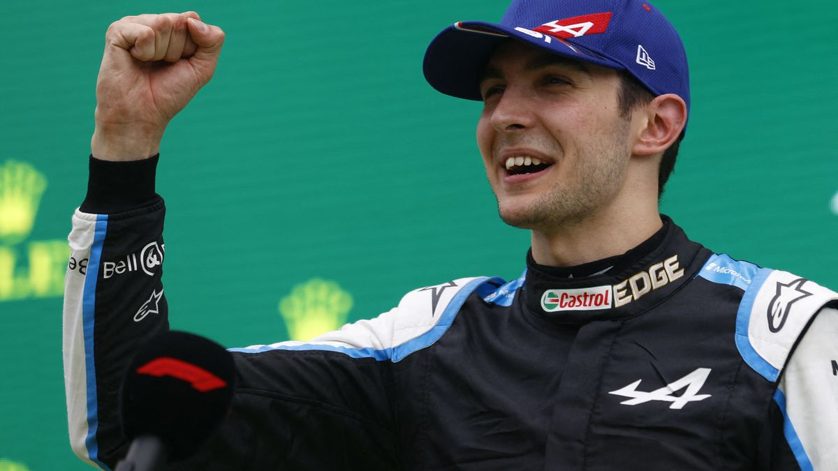 Casquette F1 Formule 1 Alpine F1 Team 2022 signée Esteban Ocon et