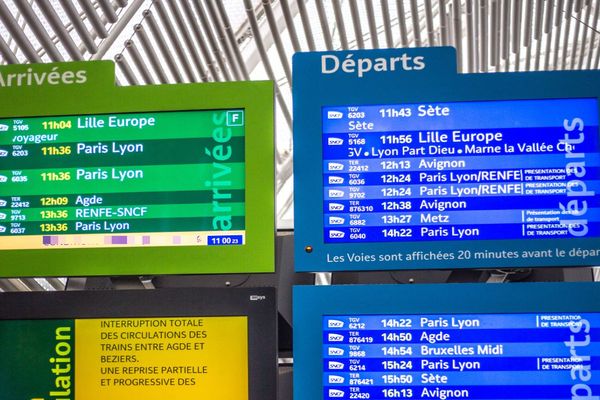 Montpellier - d'importants retards à cause d'un accident de personne - archives.