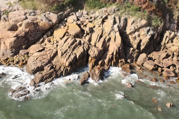 Une vedette s'est échouée contre des rochers dans le secteur de Port Manec'h (29)