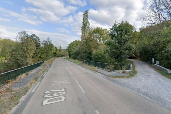 Le Coly, au lieu-dit "Bouch" en Dordogne, où s'est produit l'accident mortel qui a coûté la vie à un Briviste de 49 ans.