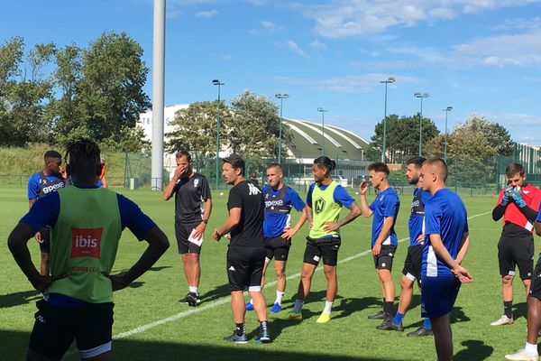 Les joueurs de l'USLD à Malo-les-Bains.