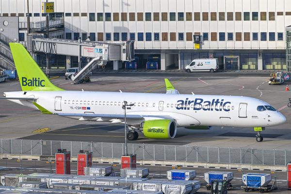 La flotte d'airBaltic est composée actuellement de 49 Airbus A220-300.