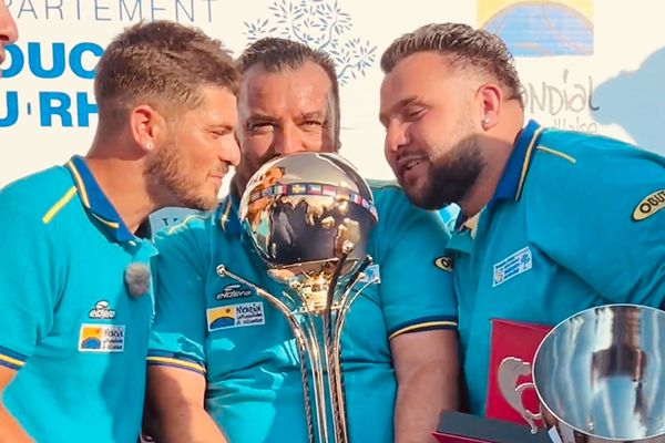 La triplette Bonetto, Riviera, Baudino remporte le 62e Mondial La Marseillaise à Pétanque 2023 !