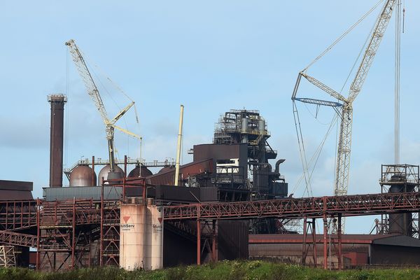 Le site d'Arcelor, à Dunkerque. 