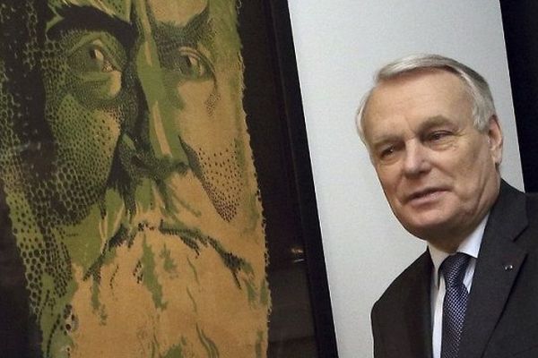 Le Premier ministre Jean-Marc Ayrault lors de l'inauguration mardi de l'exposition Jaurès aux Archives Nationales