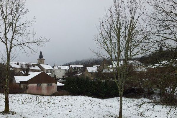 Un fin manteau blanc a recouvert la commune de Royère-de-Vassivière, en Creuse