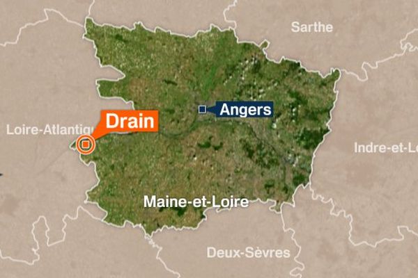 Drain, une commune située dans le département du Maine-et-Loire.