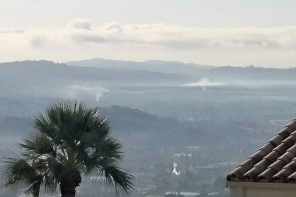 Malgré l'interdiction, de nombreux habitants des Alpes-Maritimes font des feux dans leurs jardins, ignorant l'arrêté préfectoral du 4 octobre 2017.