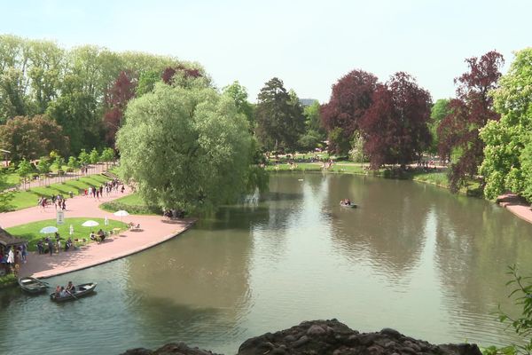 Le parc de l'Orangerie, en attendant le retour de ses attractions au grand complet.