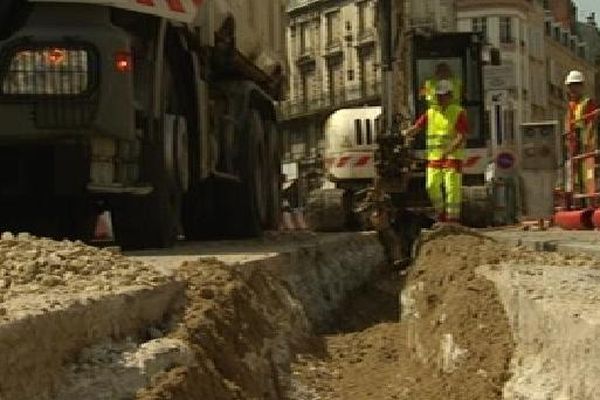 Les travaux dureront 2 semaines Place des Bancs.