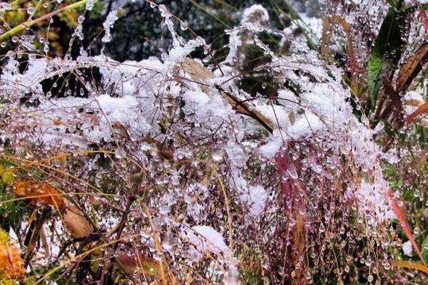 Au-dessus du village des Prioux en Savoie, le 16 octobre