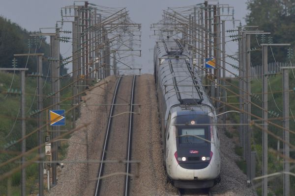 Une dizaine de TGV ont été fortement ralentis après un "accident de personne" en Seine-et-Marne. (Illustration)