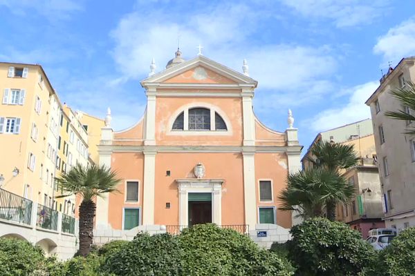 La cathédrale Notre-Dame-de-l'Assomption à Ajaccio.