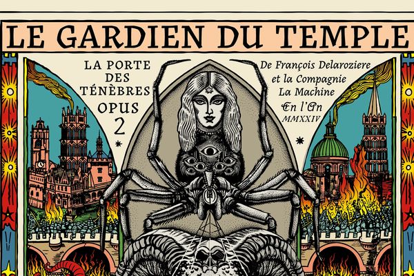 "Le temple des ténèbres", l'affiche du nouvel opéra urbain de la Cie de la Machine de Toulouse