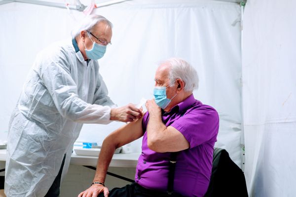 Un centre de vaccination à Hazebrouck (Nord) le 2 avril 2021 dernier. 