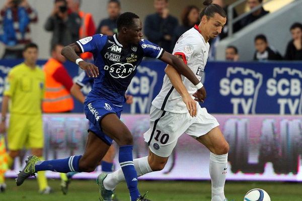 Zlatan Ibrahimovic a inscrit un doublé face à Bastia. 