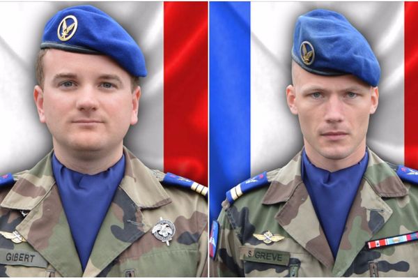 Quentin Gibert (gauche) et Sébastien Grève (droite) sont les deux militaires des forces spéciales paloises décédés lors du crash de deux hélicoptères dans le Var.