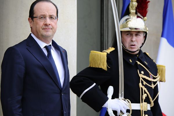 François Hollande, palais de l'Elysée, 13 avril 2013