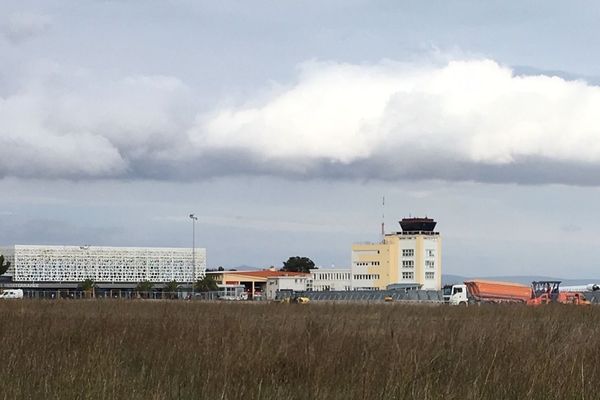 L'aéroport de Perpignan-Rivesaltes, dans les Pyrénées-Orientales.