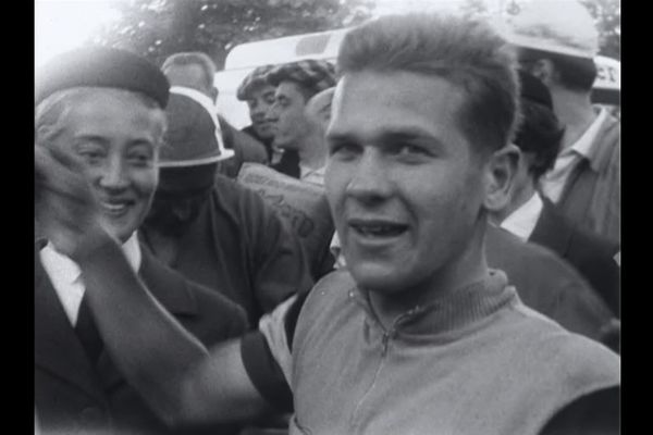 Emile Daems vainqueur de Roubaix Charleroi, 3e étape du Tour de France 1961