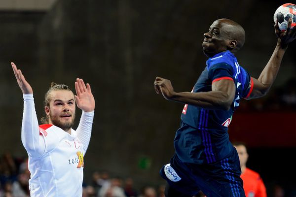 Olivier Nyokas (à droite), le joker de l'équipe de France de handball à Rio 2016