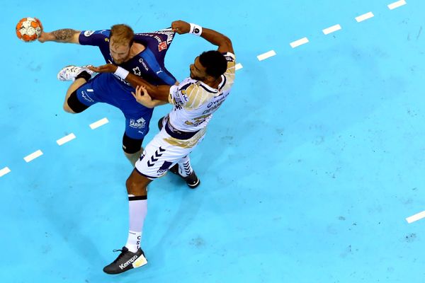 Le 02 septembre 2018, les joueurs du Montpellier Handball Club remportent la finale du trophée des Champions de hand face à Saint-Raphaël Var Handball