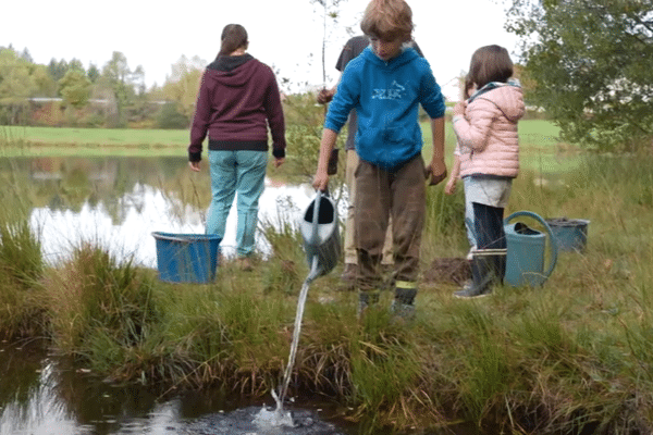 Des activités au plus proche de la nature sont proposées aux enfants.