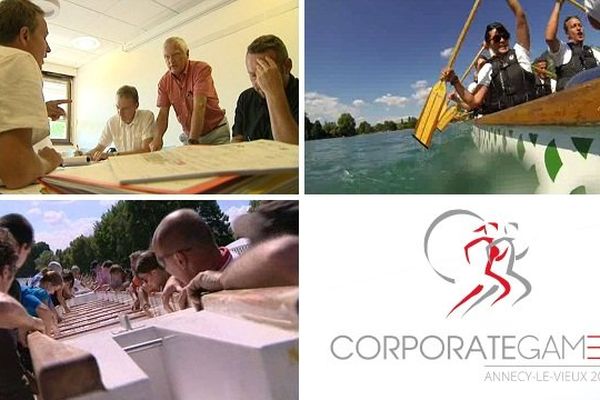 Quand un cabinet d'architectes se met au "dragon boat" pour participer aux Corporate Games.