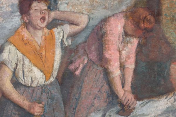 Le célèbre tableau des "Repasseuses" d'Edgar Degas sera exposé au Musée des Beaux Arts de Caen, dans le cadre du thème "Les villes ardentes" consacré au travail, aux industries, aux usines du 19ème siècle. 