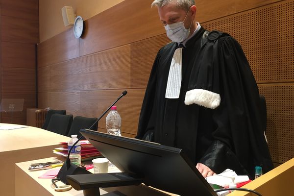 L'avocat général, Bruno Sauvage, au procès des deux accusés du meurtre d'Alexis en Creuse le 28 août 2018