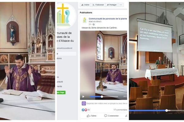 Messes en direct sur Facebook, un curé catholique et un pasteur méthodiste de Strasbourg se sont lancés dimanche 15 mars 2020