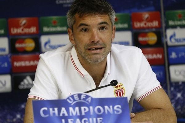 Jérémy Toulalan (milieu de terrain de Monaco) en conférence de presse.