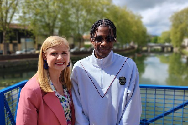 Céline Durchon et le rappeur Yamê