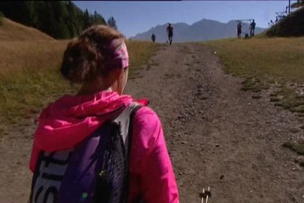 Corinne participe à son premier UTMB, trois ans après avoir commencé le trail.