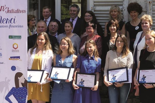 Les lauréates de la dernière édition de Fémin'Itiatives, lors de la remise des prix. 