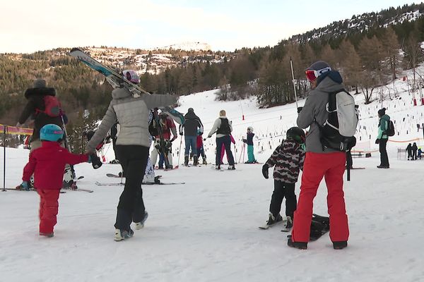 La station iséroise de Lans-en-Vercors a fait le plein pendant les vacances de Noël.