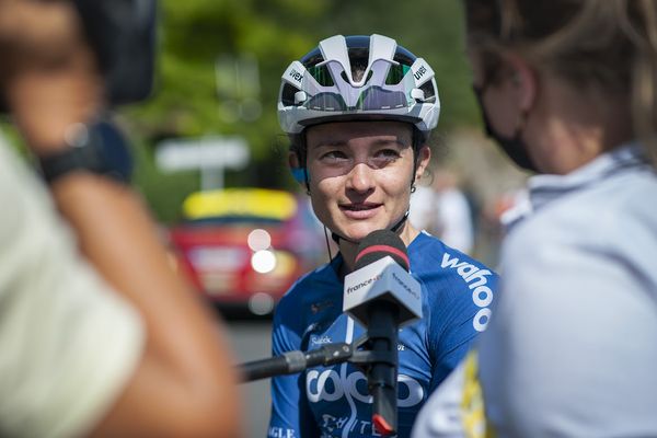 India Grangier, 23 ans, participait pour la deuxième fois au Tour de France.