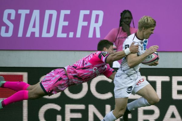 L'ailier australien de l'UBB Blair Connor auteur de l'unique essai bordelais du match