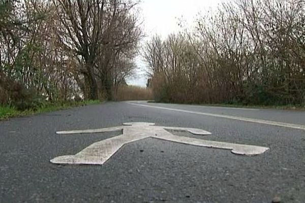 La piste cyclable, à l'entrée de Cherbourg, où la victime a été violée 