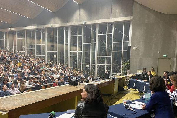 Municipales 2020 Les cinq candidates à la mairie de Nantes débattent à l'Université, le 4 février 2020 