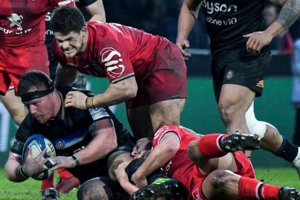 Julien Marchand et les toulousains n'ont rien laissé passé au joueurs de Bath.