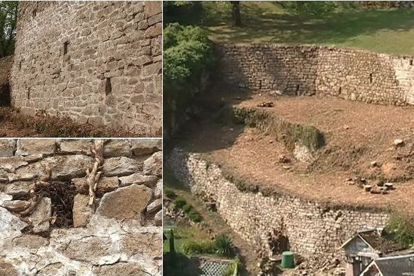 D'importants travaux devront être conduits pour mettre au jour tous les vestiges du château médiéval de Treignac, en Corrèze. 