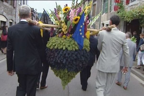 La fête du Biou, à Arbois, en 2012.