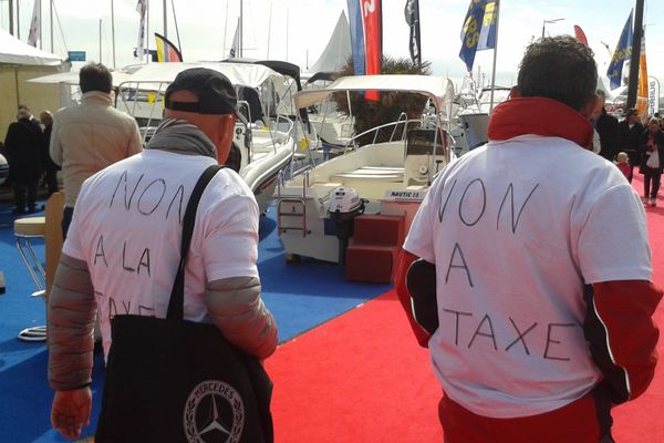 Professionnels et plaisanciers mobilisés contre le projet de "redevance mouillage" du gouvernement.